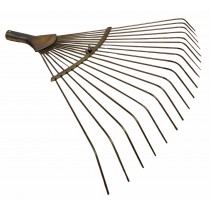 Граблі віялові розсувні дротяні (золоті)